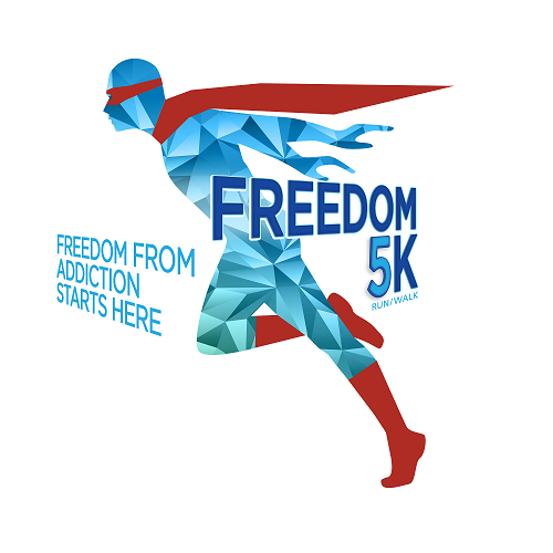 Freedom 5K Superhero Logo